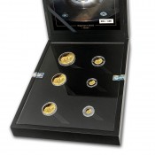 Somalia Elefant Set 1/10 - 1 Unzen  Gold PP Goldmünze