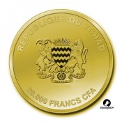 1 Unze Gold African Safari Lion 2018 PP 5000  Francs CFA  Bilder zeigen teilweise die vom Motiv identische 5 oz Münze