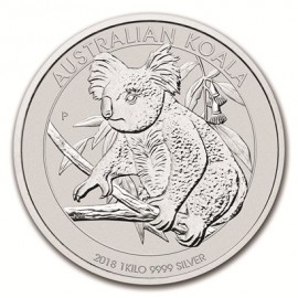 1 Kilo 1kg Silber Silbermünze Koala 2017 Perth Mint