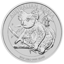 1 Kilo 1kg Silber Silbermünze Koala 2017 Perth Mint