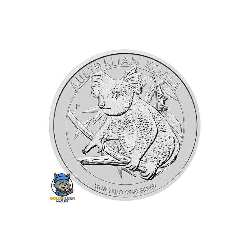 1 Kilo 1kg Silber Silbermünze Koala 2017 Perth Mint