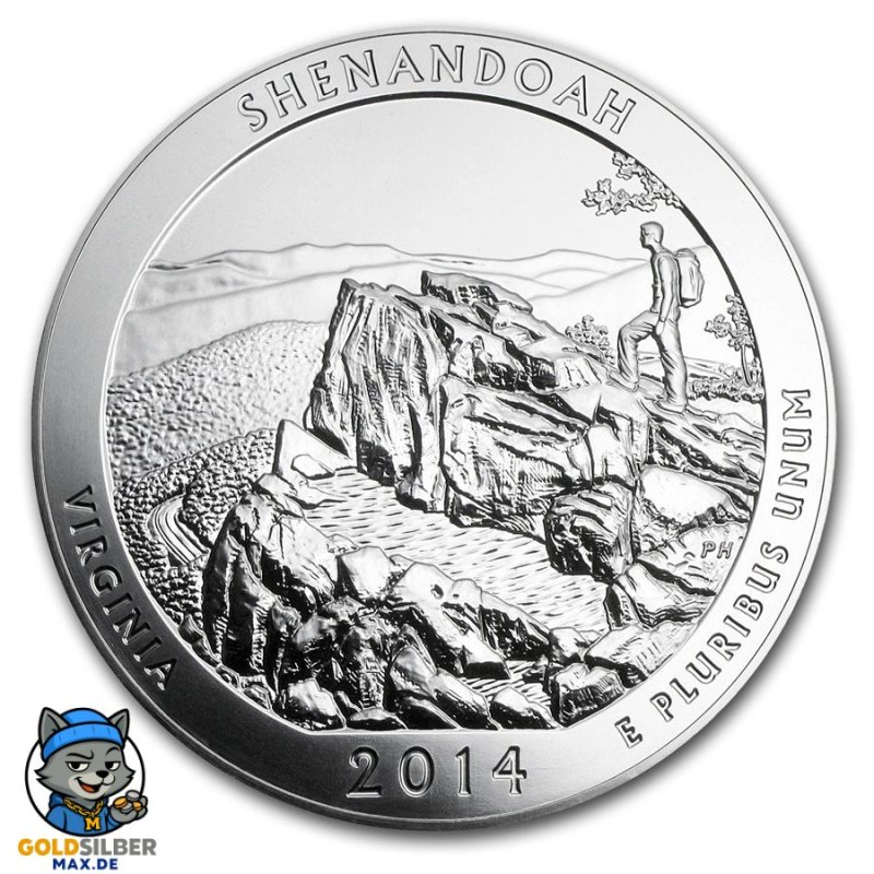 1oz 1 Unze America the Beautiful  2017 ATB Ozark National Scenic Riverways Missouri