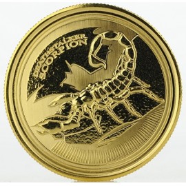1 or Unze Gold Scorpion  2018 Deathstalker  3000 Fra