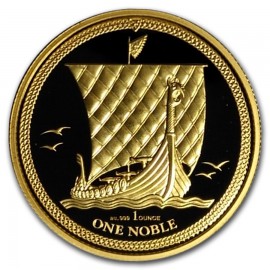 1 oz Unzen Gold Isle Noble