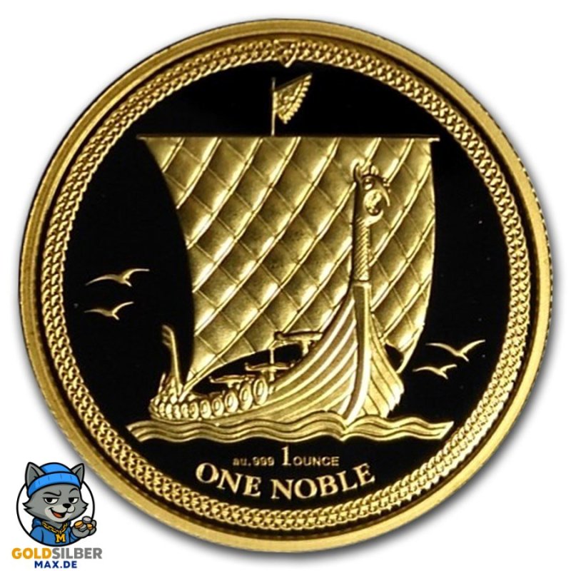 1 oz Unzen Gold Isle Noble