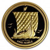 1 oz Unzen Gold Isle Noble