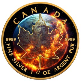 1 Unze Silber Maple Leaf Apocalypse 2  2017