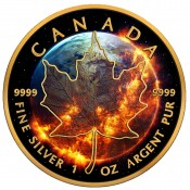 1 Unze Silber Maple Leaf Apocalypse 2  2017