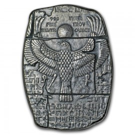 1 oz unze Silver Relic Bar - Monarch Precious Metals (Anubis)