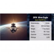 1oz 1 Unze American Eagle Silber Silbermünze Space Shuttle