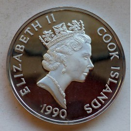 25 $ Dollar The 7 Summits Denali Mount McKinley Ultra High Relief Cook Islands 5 oz Silber 2016