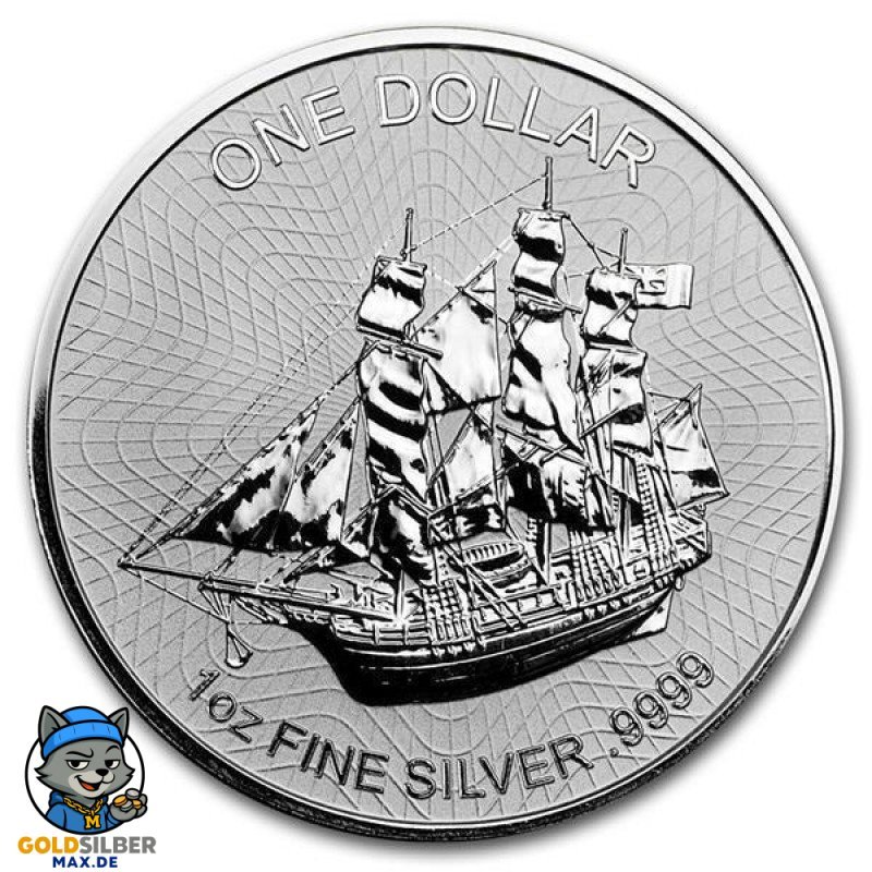 1 Unze oz Silber Cook Islands 2018