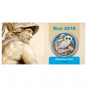 1/4 Unze  Silber Silbermünze Eule Athen Niue