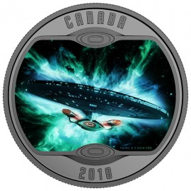 1oz 1 Unze James T Kirk 50 Jahre Star Trek Kanada Canada PP