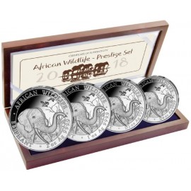 3,75 Unze Silber Set Silbermünze Somalia Elefant 2017