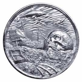 2 Unzen Silber Ultra High Relief  Davy Jones Locker