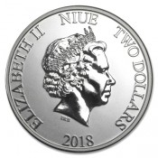 1 Unze Silber 1 $ Dollar Czech Lion - Tschechischer Löwe Niue Island 2017