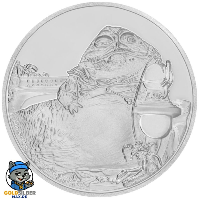 1 Unze Silber Jabba the Hutt  Star Wars Niue