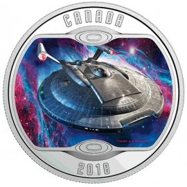 1oz 1 Unze James T Kirk 50 Jahre Star Trek Kanada Canada PP 