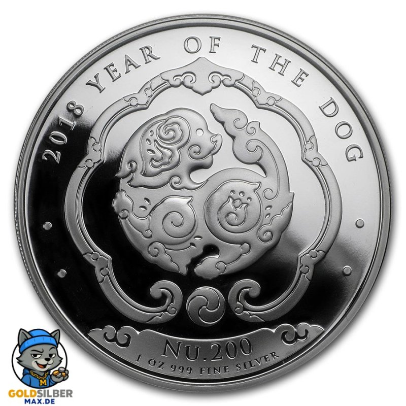 1 oz Unze  Silber Südkorea South Korea Chiwoo Cheonwang 2018 1 Clay