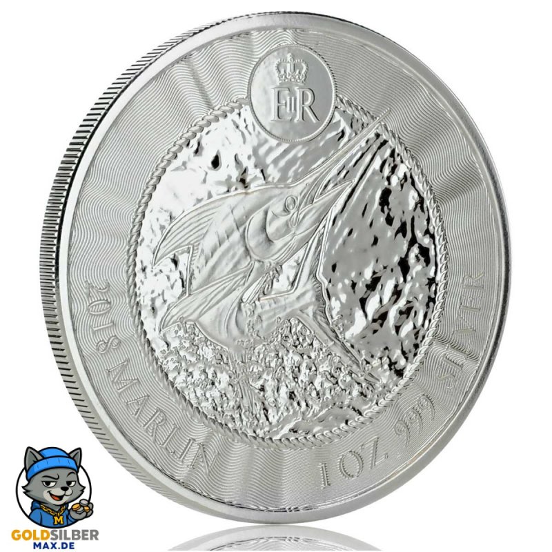 1 Unze Silber Marlin 2018  Cayman Islands 1 $