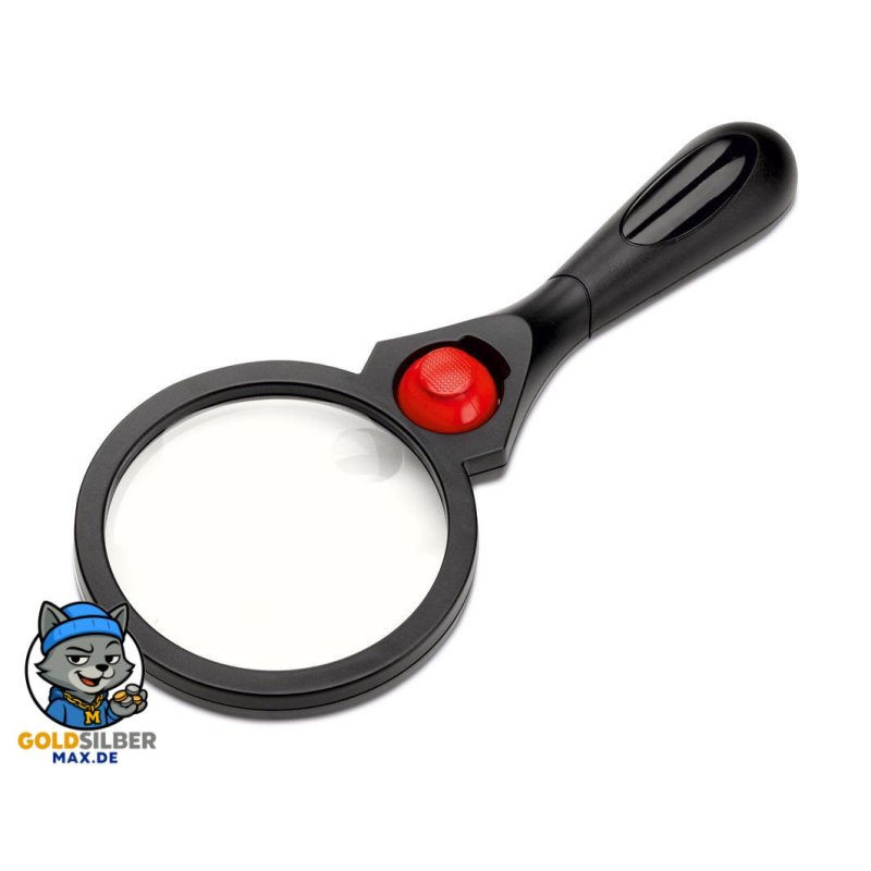 beleuchtete Lupe mi 2 Vergrößerungen 3 und 5fach