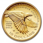 1/10 Unze Gold American Black Liberty 2018 PP 