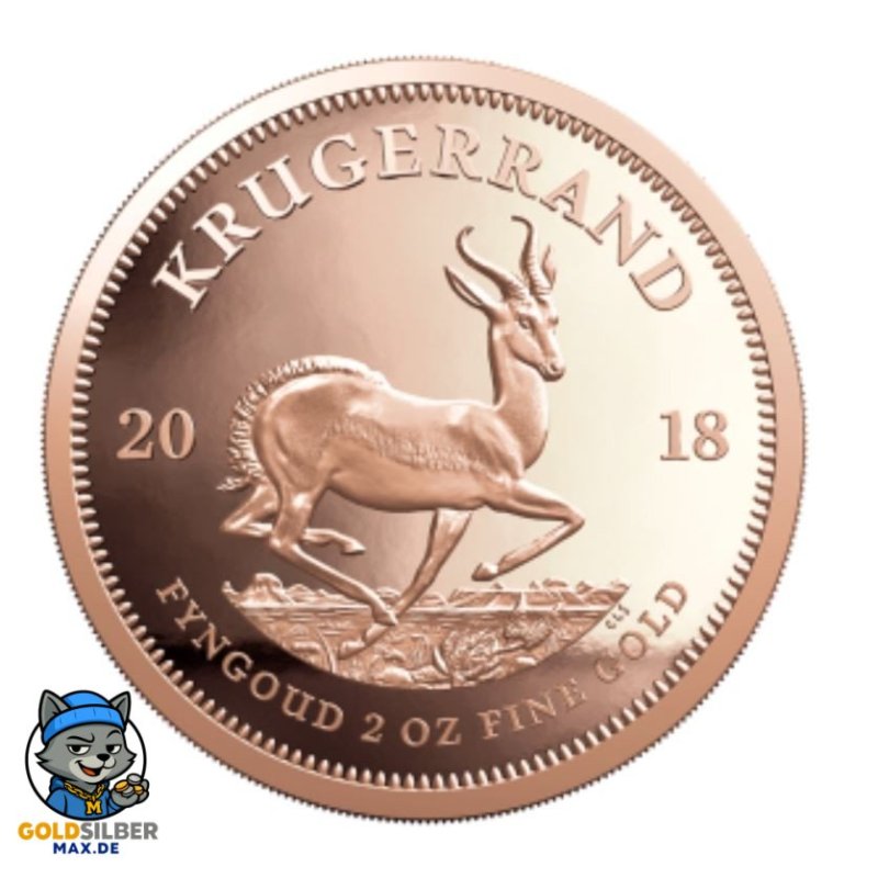 2 Unze Gold Krügerrand 2018 PP