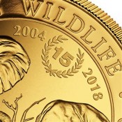 1 Unze Gold Somalia Elefant 2017 Privy ANA Denver Skyline