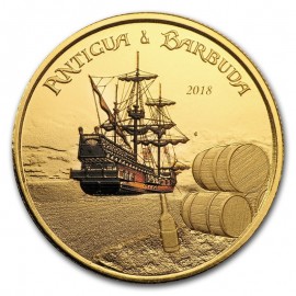 1 Unze oz Gold 2018 Antigua & Barbuda Rum Runner BU