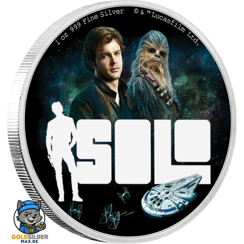 1 Unze Silber Solo - A STAR WARS STORY™ 