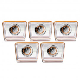 5 x 5 Euro Subtropische Zone 2018 Spiegelglanz / PP - A, D, F, G & J