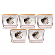 5 x 5 Euro Subtropische Zone 2018 Spiegelglanz / PP - A, D, F, G & J