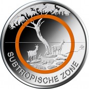 5 Euro Subtropische Zone 2018 Stempelglanz