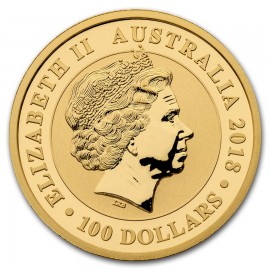 1 Unze Gold Australischer Schwan 2018