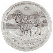1/2 Kg Silber  Lunar 2 Tiger