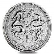1 Unze Silber  Niue Double Dragon 2018