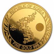 1 oz Gold Korean Tiger 2018 PP Box
