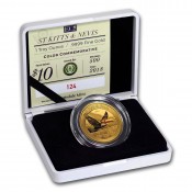 1 Unze oz Gold 2018 St Kitts Pelican farbig