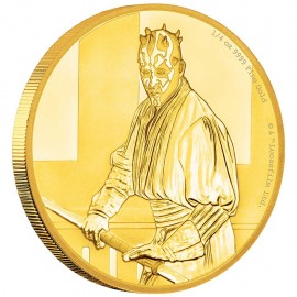 1/4 oz Darth Maul Star Wars  PP  Gold 2018