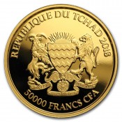 1 oz Unzen Gold Tschad King Tut 2017 Ägyptische Relikien