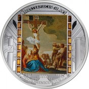 3 unzen  Silber GIAMBATTISTA TIEPOLO CHRIST DEATH 20$ Cook Islands 2018