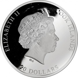 3 unzen Silber GIAMBATTISTA TIEPOLO CHRIST DEATH 20$ Cook Islands 2018