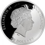 3 unzen Silber GIAMBATTISTA TIEPOLO CHRIST DEATH 20$ Cook Islands 2018