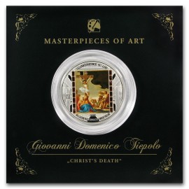 3 unzen Silber GIAMBATTISTA TIEPOLO CHRIST DEATH 20$ Cook Islands 2018
