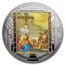 3 unzen Silber GIAMBATTISTA TIEPOLO CHRIST DEATH 20$ Cook Islands 2018