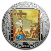 3 unzen Silber GIAMBATTISTA TIEPOLO CHRIST DEATH 20$ Cook Islands 2018