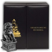 3 Unzen Silber 2017 Cook Islands 25 und 20 $ Shakyamuni Buddha 2017 3 Oz Silber + 1/4 Oz Gold RAR