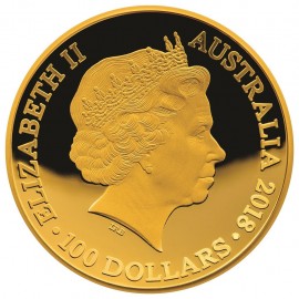 1 Unze oz Gold Goldmünze Südlicher Sternenhimmel gewölbte Goldmünze Southern Sky Proof 