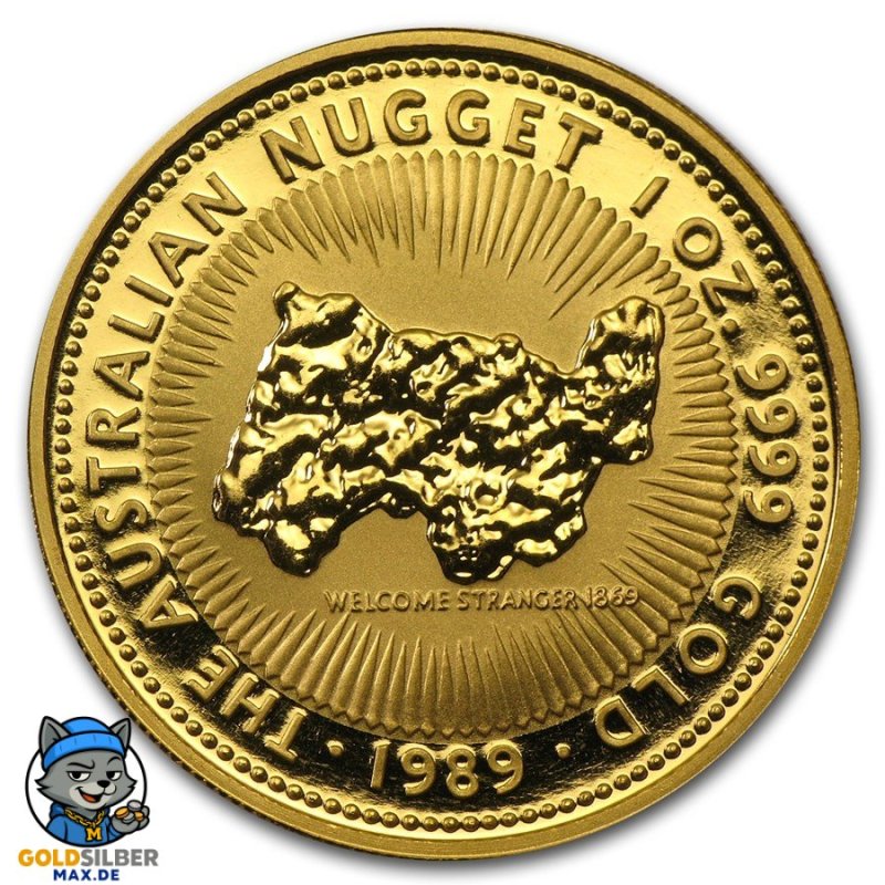 1 Unze Gold Känguru Nugget 